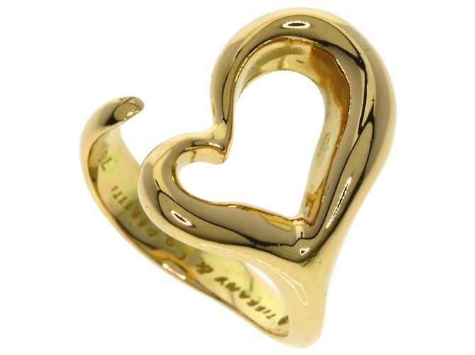 Elsa Peretti Anillo Open Heart de Tiffany & Co. en oro amarillo de 18K