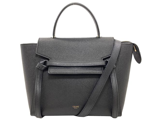 Céline Bolso Celine Belt Bag Micro 2-Way Negro