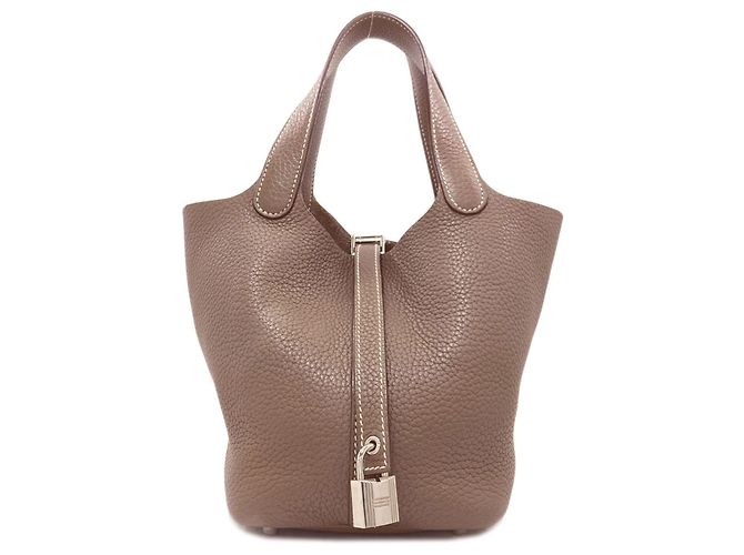 Hermès Sac à main Hermes Picotin Lock PM Beige