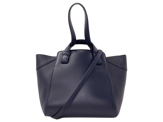 Borsa a 2 modi Loewe Hammock Nugget Blu navy