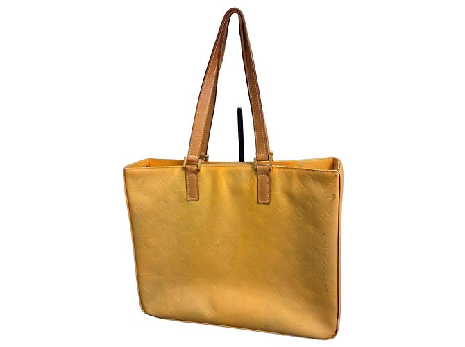 Louis Vuitton Monogram Vernis Reade Sac Cabas Jaune