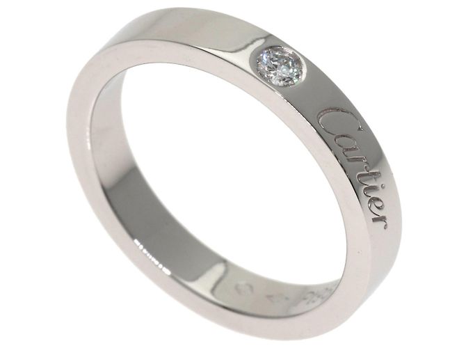Cartier C de 1P Diamond Ring