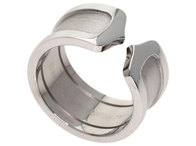 Cartier C2 Band Ring aus 18K Weißgold
