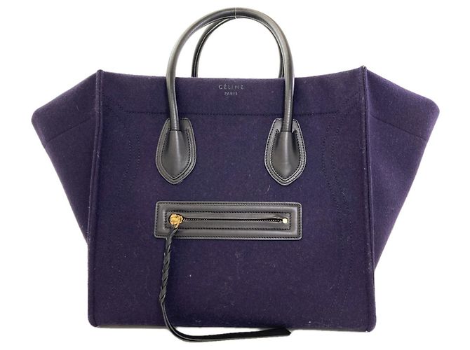 Céline Borsa Tote Celine Luggage Phantom Blu navy