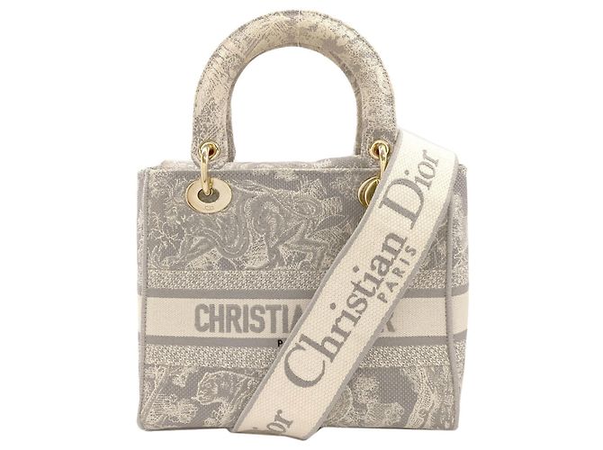 Bolsa 2-Way Christian Dior Lady D-Lite Marrom