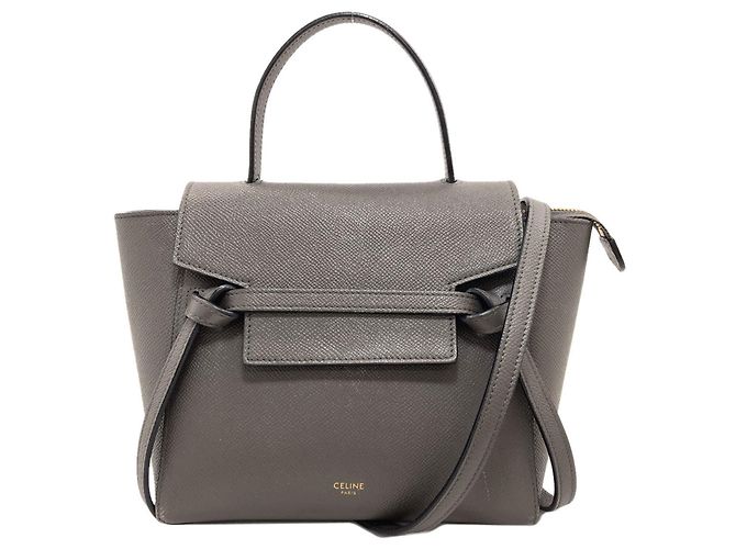 Céline Borsa Celine Belt Bag Nano 2-Way Marrone