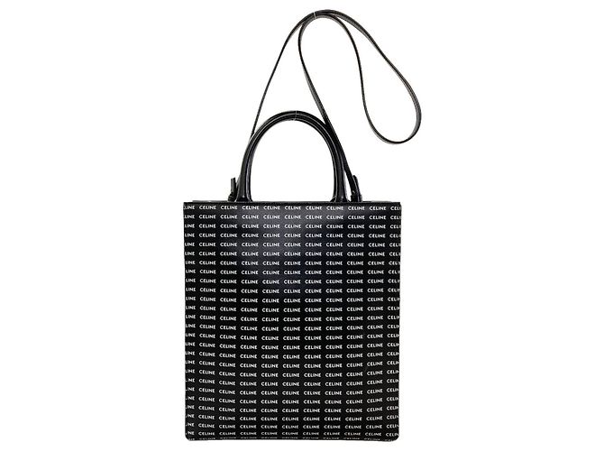 Cabas Céline Borsa Tote Verticale 2-Way Celine Nero