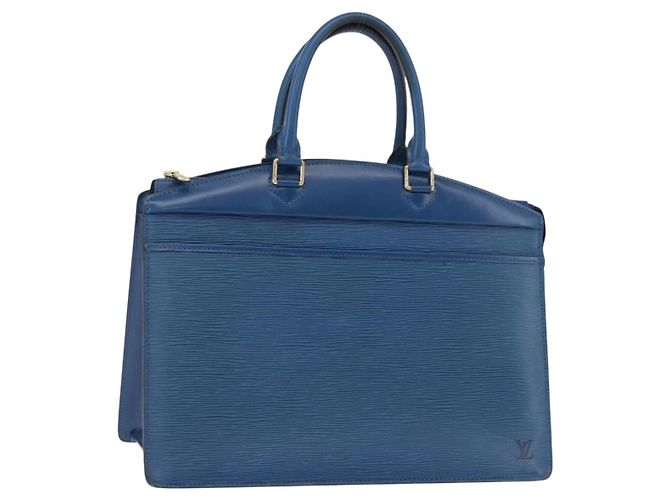 Bolsa LOUIS VUITTON Epi Riviera Azul M48185 LV Auth 192907