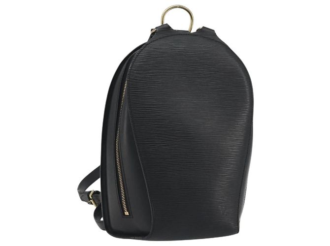 LOUIS VUITTON Epi Mabillon Rucksack Schwarz M52232 LV Auth 192914