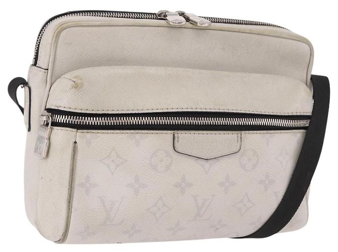 LOUIS VUITTON Bolso Messenger Tiger Lama Monogram Alpha Blanco M31069 Auth 190942