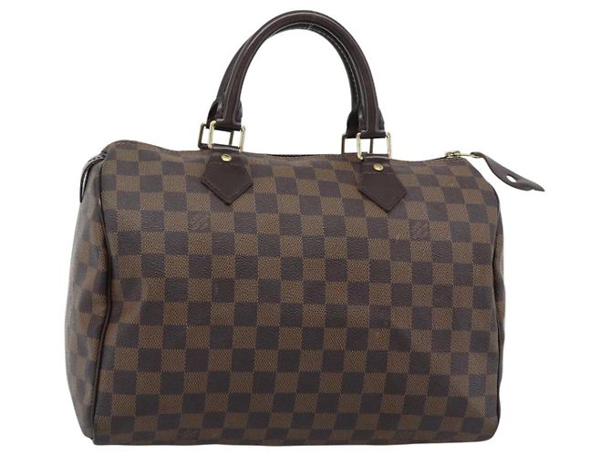 LOUIS VUITTON Borsa Damier Ebene Speedy 30 N41364 LV Auth 192930A