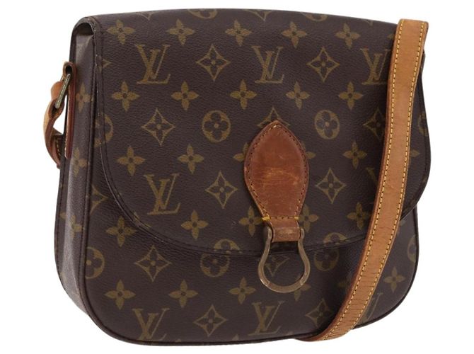 LOUIS VUITTON Bolsa de Ombro Monogram Saint Cloud GM M51242 LV Auth 190701 Monograma