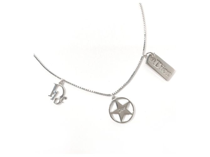 Collar de plata Christian Dior