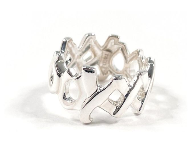 Tiffany & Co. Love & Kiss Ring Silber