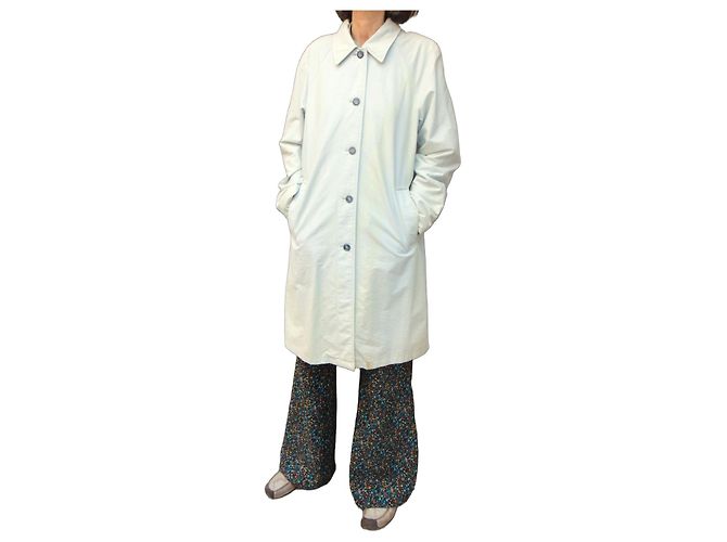 Autre Marque Abrigo largo impermeable Laura Ashley Azul claro
