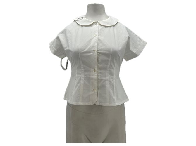 Autre Marque Camisa MY MUM MADE IT de algodão branca S Branco