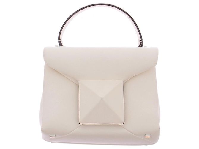 Valentino Garavani One Stud Ledertasche Weiß