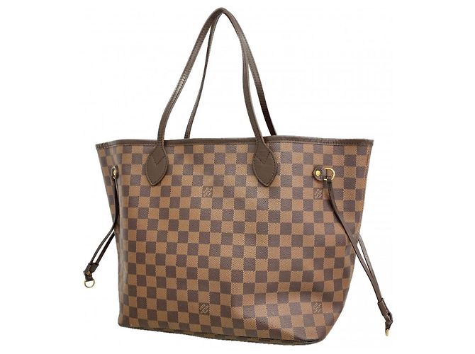 Bolso Tote Louis Vuitton Damier Neverfull MM Damier ebene