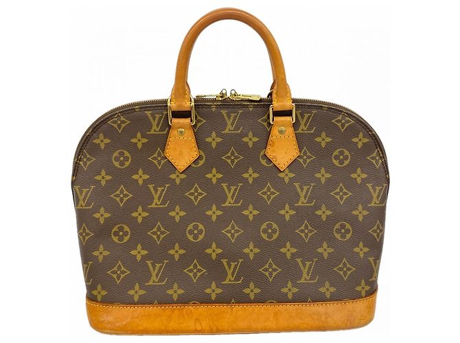 Borsa Louis Vuitton Alma Monogram Marrone