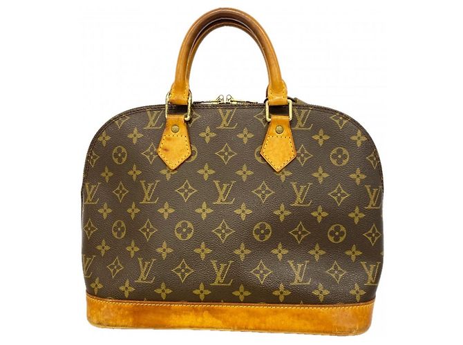 Borsa Louis Vuitton Alma Monogram M51130 Marrone
