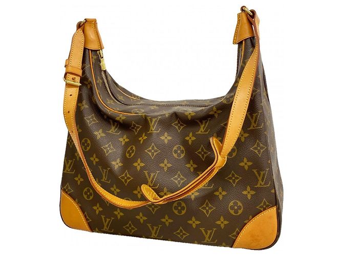Borsa a Spalla Louis Vuitton Monogram Boulogne 35 Marrone