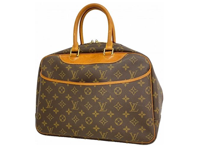 Louis Vuitton Monogram Deauville Handtasche Braun