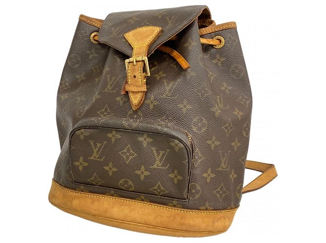 Zaino Louis Vuitton Monogram Montsouris MM Marrone