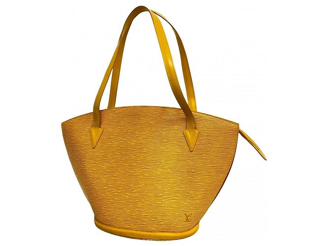 Bolso de Hombro Louis Vuitton Epi Saint Jacques Amarillo
