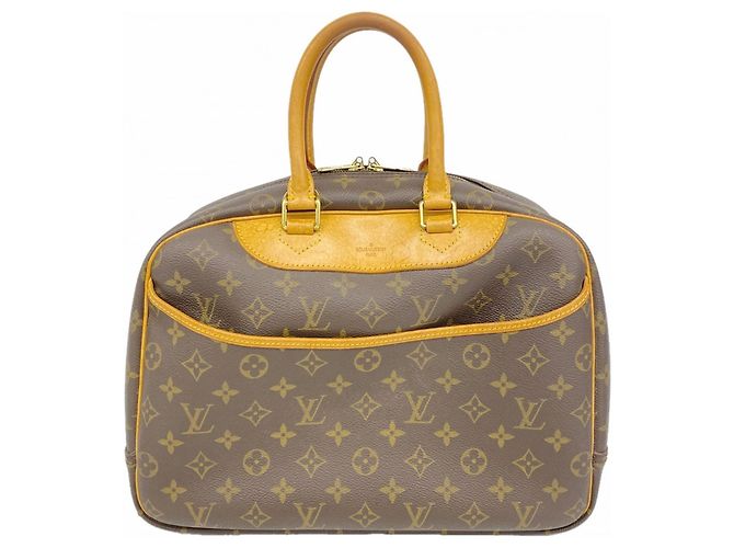 Louis Vuitton Monogram Deauville Handtasche Braun