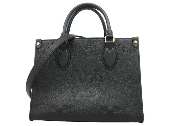 Borsa Louis Vuitton Monogram Empreinte OnTheGo PM Nero