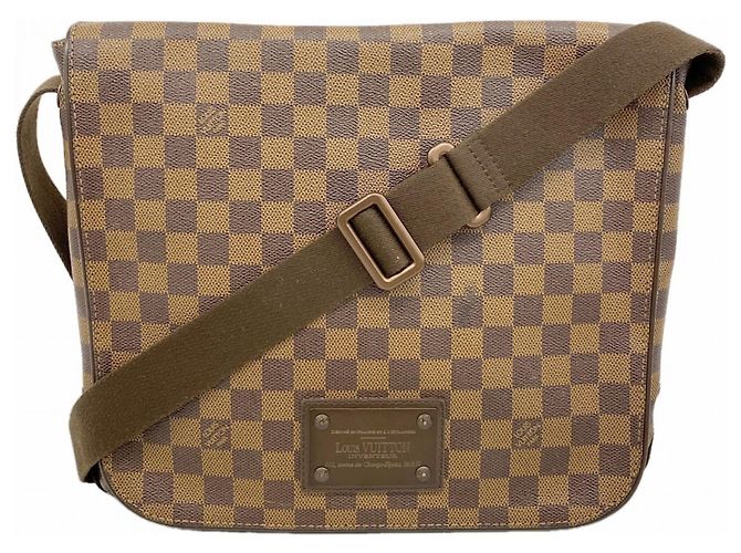 Borsa a Spalla Louis Vuitton Damier Brooklyn MM Damier ebene