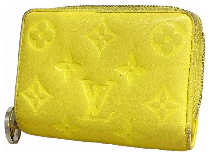 Louis Vuitton Monogram Coussin Portefeuille Lou Wallet Amarillo