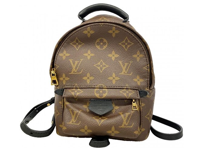 Louis Vuitton Monogram Palm Springs Backpack MINI Black