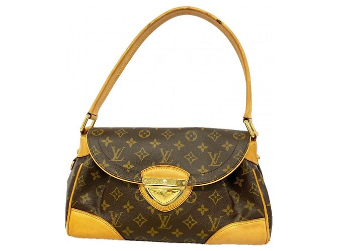 Borsa a Spalla Louis Vuitton Monogram Beverly MM Marrone