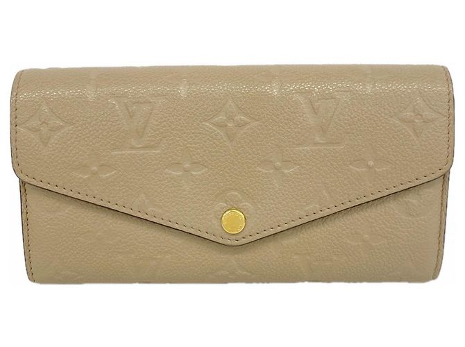Cartera Long Sarah en Monogram Empreinte Louis Vuitton Gris