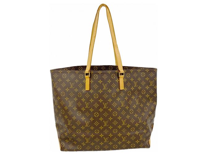 Bolsa Tote Louis Vuitton Monogram Cabas Alto Marrom