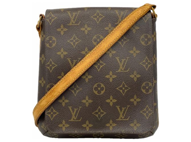 Borsa a Spalla Louis Vuitton Monogram Musette Salsa Marrone