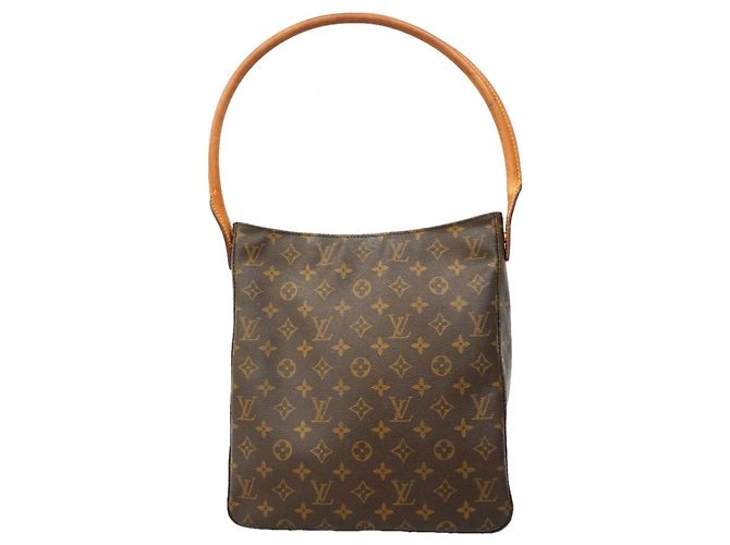 Bolsa de Ombro Louis Vuitton Monogram Looping GM Marrom
