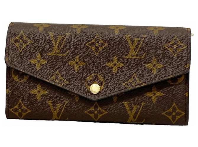 Portafoglio lungo Sarah Monogram Louis Vuitton Rosso