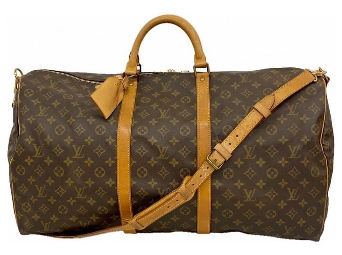 Keepall Bolsa Boston marrom Louis Vuitton
