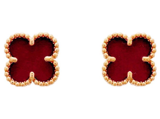 Orecchini Sweet Alhambra Van Cleef & Arpels Rosso 