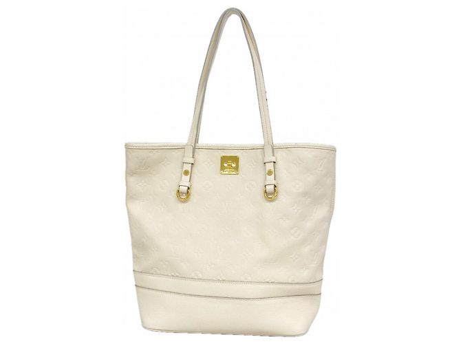 Bolsa Tote Louis Vuitton Monogram Empreinte Citadine PM Branco