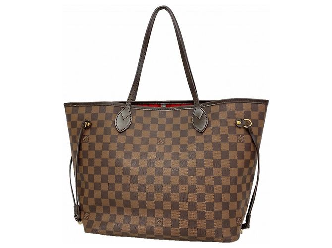 Louis Vuitton Damier Neverfull MM Tote Bag Damier ebene
