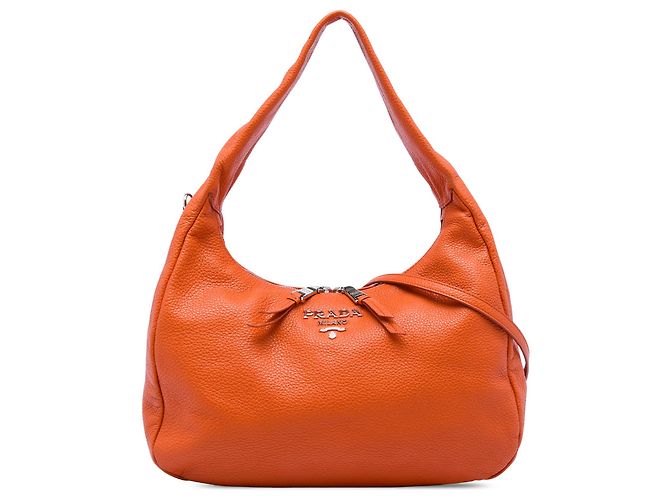 Bolso Prada Orange Vitello Phenix Naranja