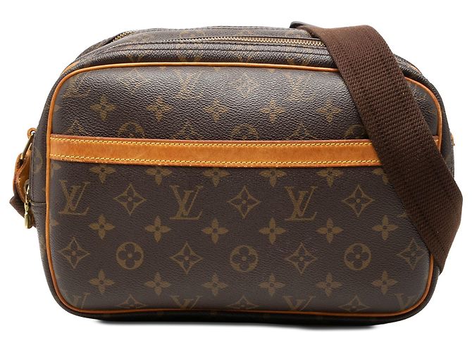 Louis Vuitton Marrom Monogram Reporter PM