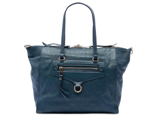 Louis Vuitton Blue Monogram Empreinte Lumineuse PM Bleu