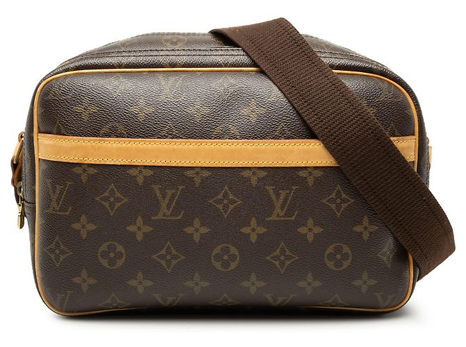 Louis Vuitton Marrom Monogram Reporter PM