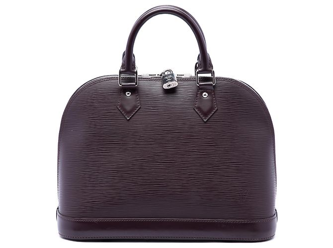 Louis Vuitton Alma PM en cuero Epi morado Púrpura