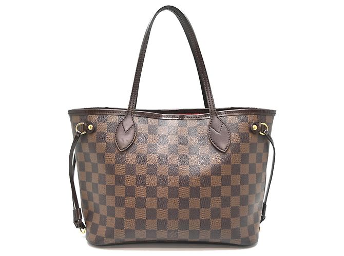 Bolsa Tote Feminina Louis Vuitton Neverfull PM Marrom