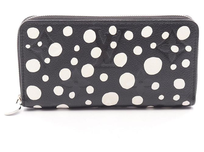Louis Vuitton LV x YK Zippy Wallet Monogram Empreinte Long Wallet Preto
